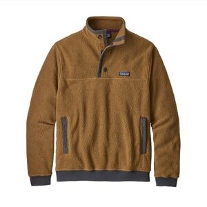 Patagonia Men's Shearling Button Pullover sz XL